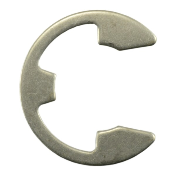 Midwest Fastener External-E E-Clip, 18-8 Stainless Steel Plain Finish, 1 in Shaft Dia, 4 PK 36758 - main